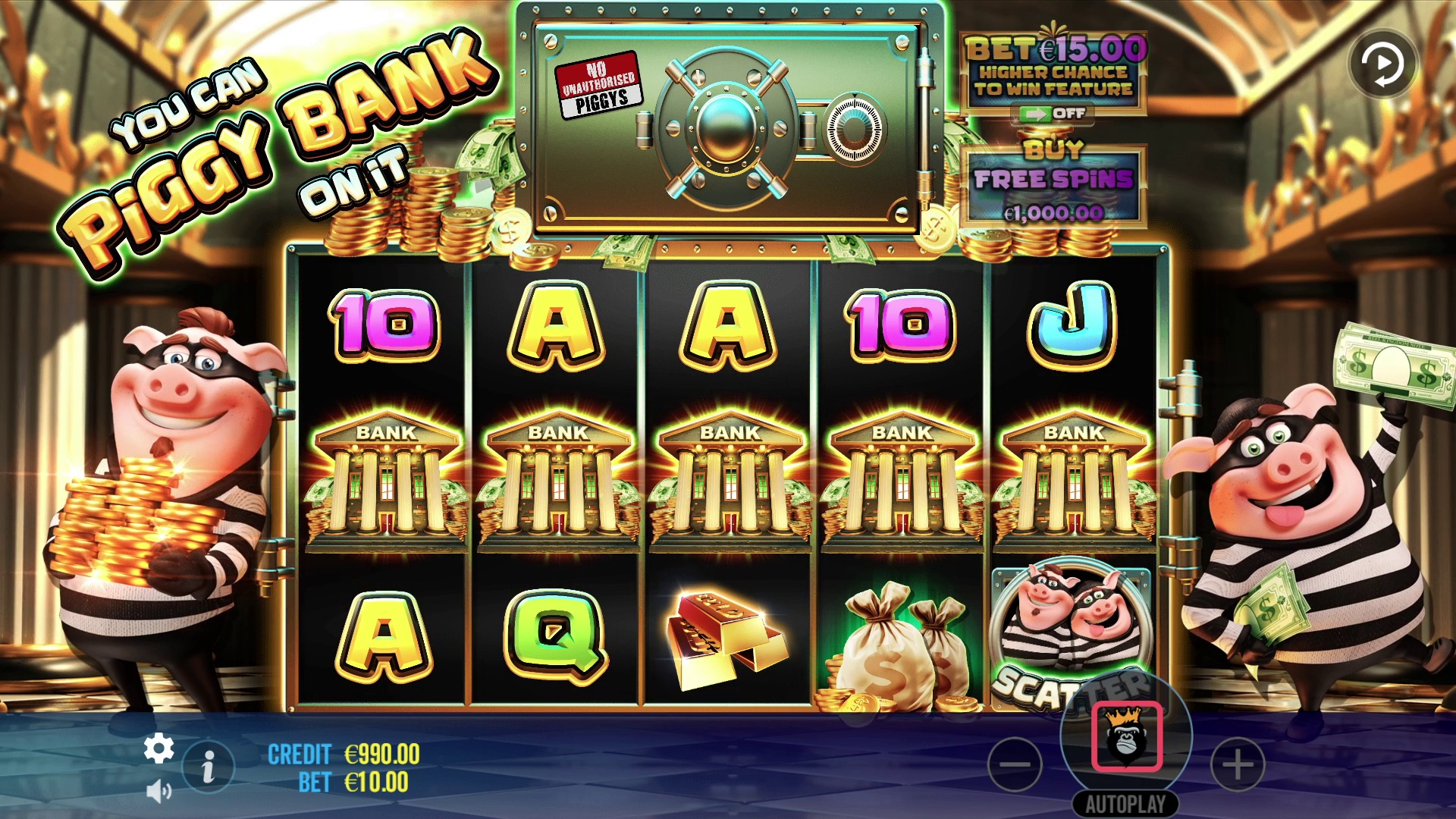 You Can Piggy Bank On It - screenshot with slot description 2